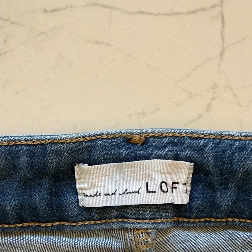 LOFT Indigo Skinny Jeans